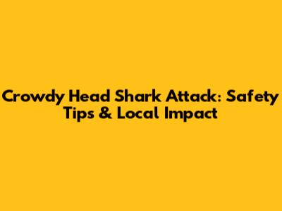 Crowdy Head Shark Attack: Safety Tips & Local Impact